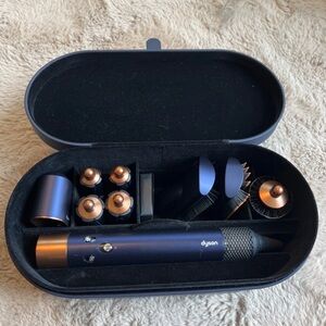 Dyson Hair Tool Set in Navy and Bronze